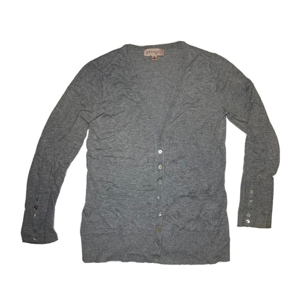 Philosophy Sweaters - Philosophy Women Grey Cardigan Size Small